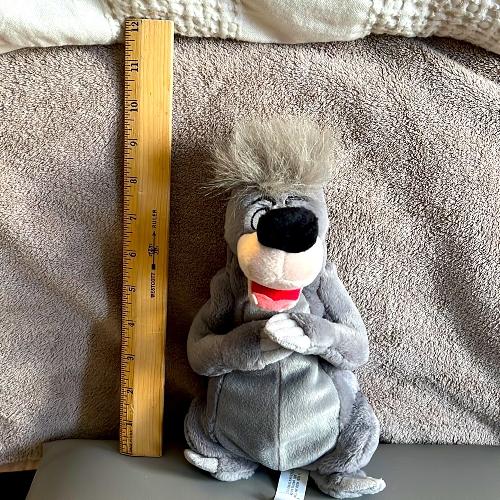 Walt Disney World, Jungle Book, Baloo bear plush, bean bag 8 inch
